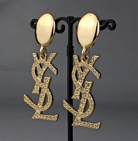 ysl earrings ebay uk|buy vintage ysl earrings.